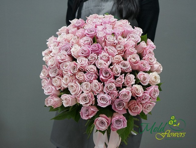 Pink Roses Ecuador, 40-50 cm photo